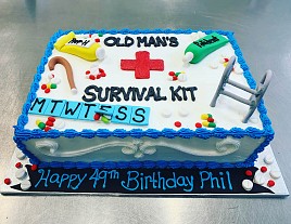 Old Man Survival cake