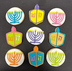 Hanukkah Sugar cookies 