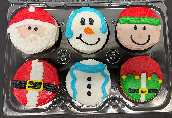 Christmas cupcakes 