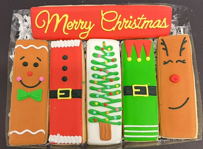 Christmas gift stick cookie set